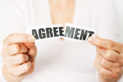 broken agreement