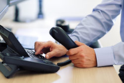 Dialing telephone keypad concept for communication, contact us and customer service support