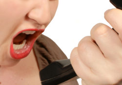 robocall, angry caller