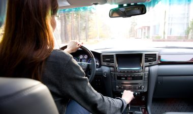 Takata airbag defect recall woman driving car