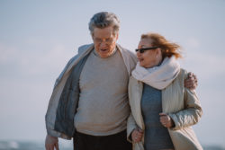 Stryker LFIT hip implant hip replacement couple walking