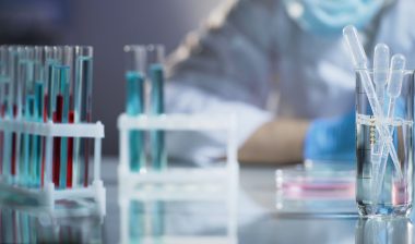 lab vials, pap tests