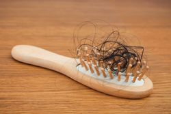brush with hair