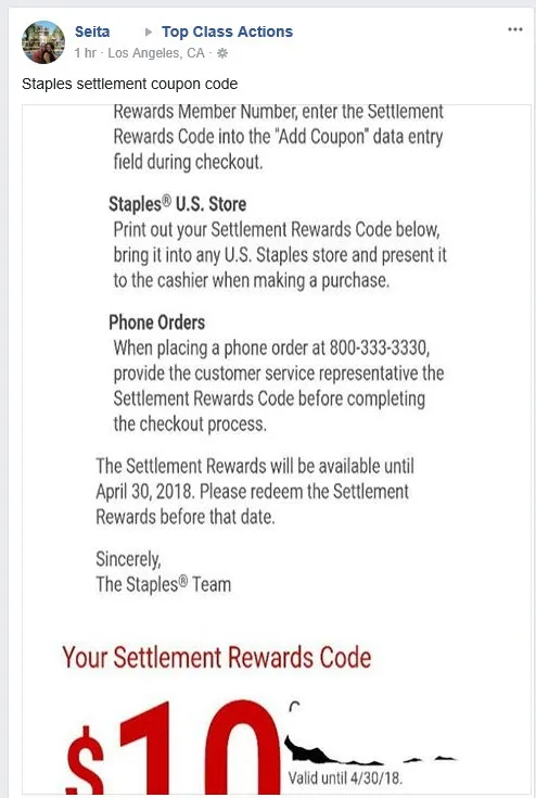 Staples Rewards FB 2 3-8-18