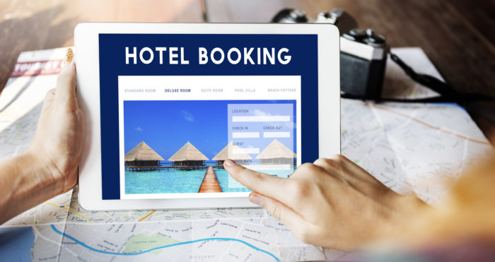 Holiday Reservation Website Interface Concept