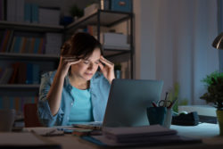 Mirena PCT hypertension woman with headache