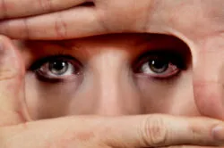 Eye of a very beautiful young woman