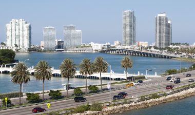 Miami pedestrian bridge collapse lawsuit Miami skyline