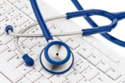 whistleblower medical billing Medicare Medicaid stethoscope and keyboard