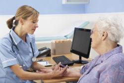 Zostavax shingles vaccine woman getting vaccination