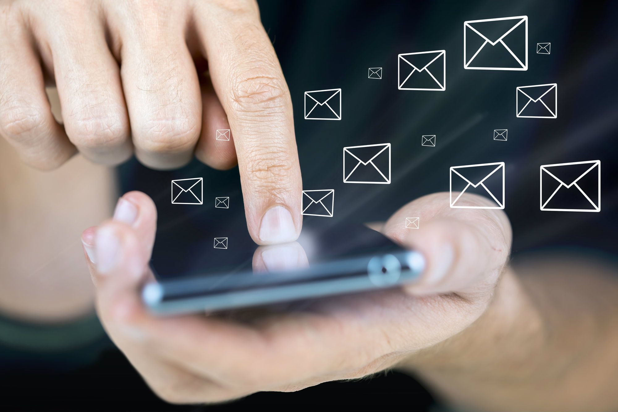 A person checks their messages on their smartphone - smiledirectclub class action