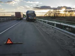 Truck Accident Lawsuit is Settled with Rear-Ended Driver for $1.375M