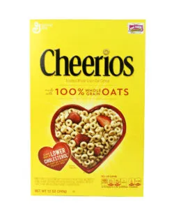 box of cheerios cereal