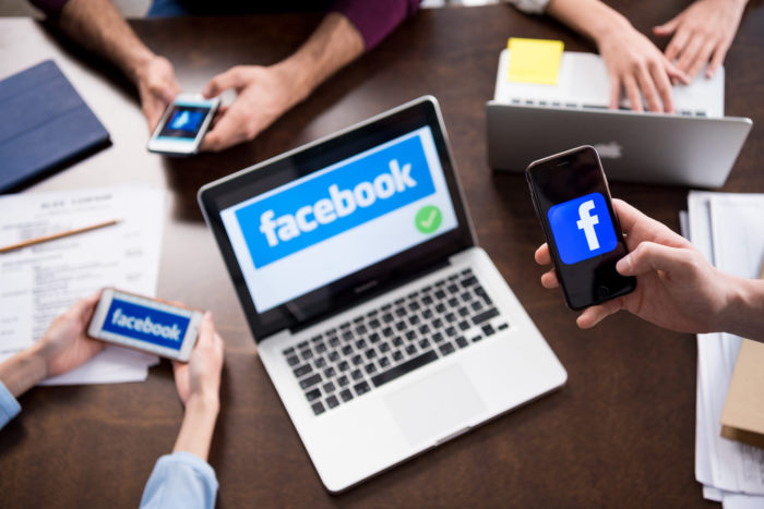 facebook consumers using the program on a computer, smartphone, tablet and other devices