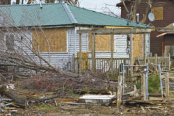 Hurricane Florence damage