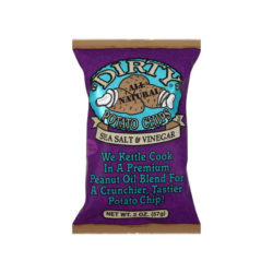 dirty potato chips in the salt & vinegar flavor