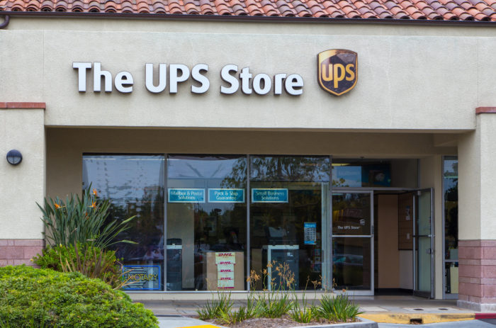 exterior view of the UPS store