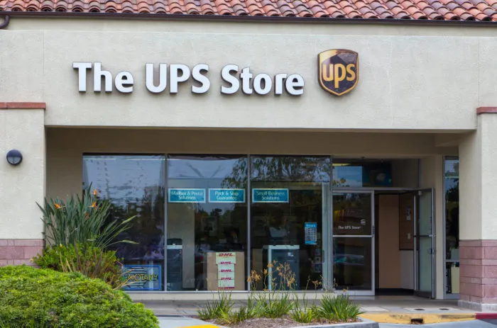exterior view of the UPS store