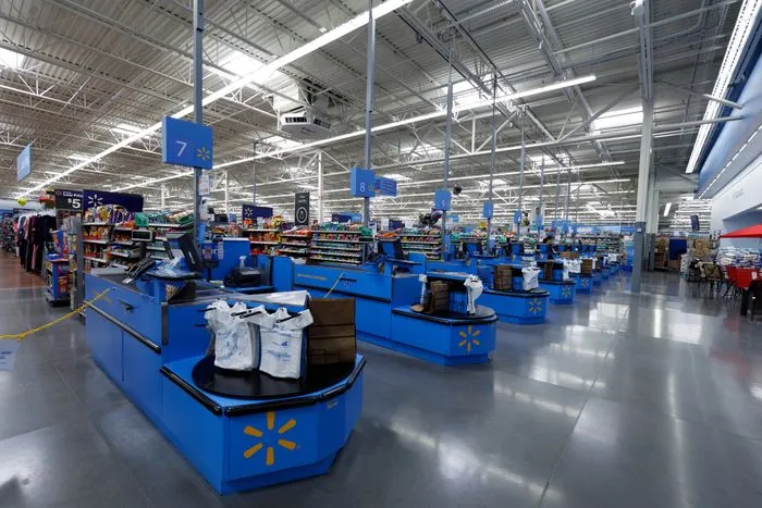 walmart cashier checkout