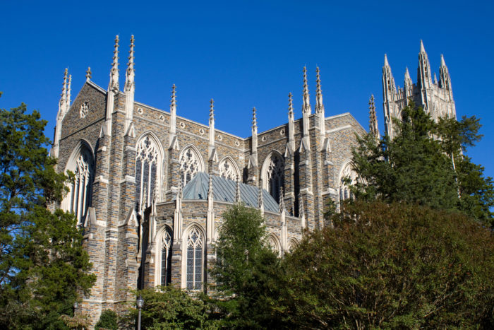 duke university chapel on their campus