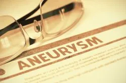aneurism written on a page.