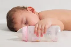 baby drinking nutricia neocate