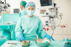 Doctor in a surgery room.