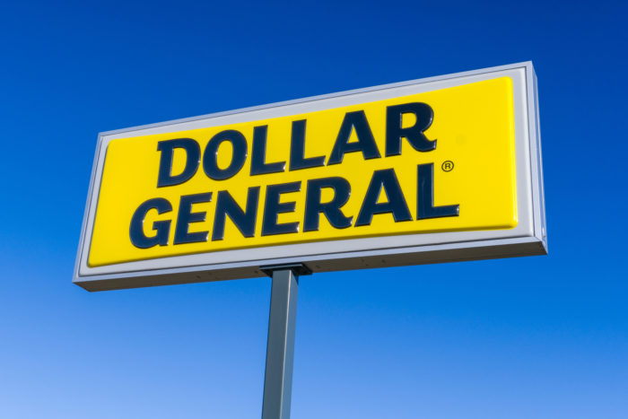 dollar general store sign