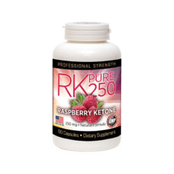 bottle of RK Pure 250 Raspberry Ketone