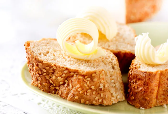 benecol margarine on bread