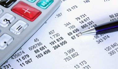 Calculator and bank account