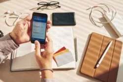 Smart phone bank account