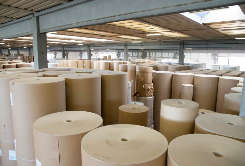 Industrial paper mill