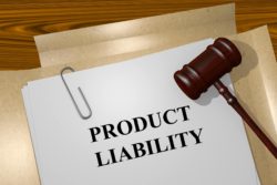 Product liability judges gavel