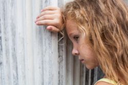 Sad little girl