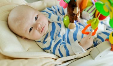 baby in Fisher-Price Rock-n-Play