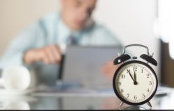Clock at work