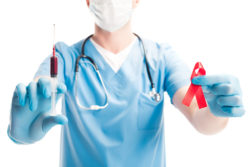 Tenofovir is an HIV drug that is used to reduce the amount of the virus in the blood.