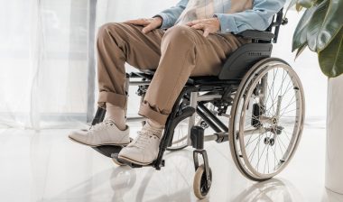 man suffering nursing home neglect