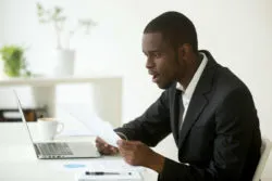 Man getting surprise bill