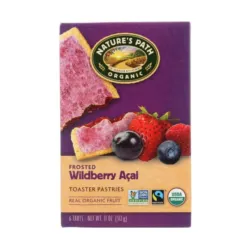 nature's path frosted wildberry acai toaster pastries