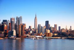 New York city skyline