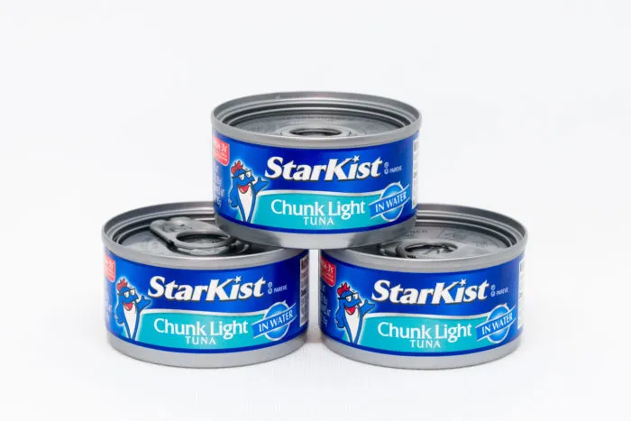cans of StarKist tuna