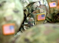 US military arm patches
