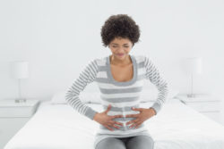 Woman with pelvic pain