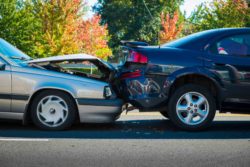 Accident between two cars