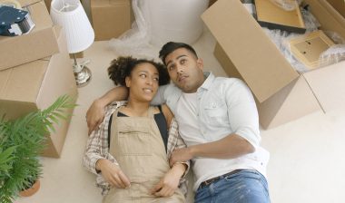 Couple moving into home