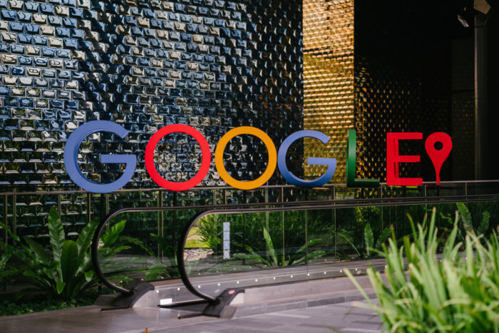 google sign on building