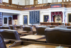 View of a state legislative chamber