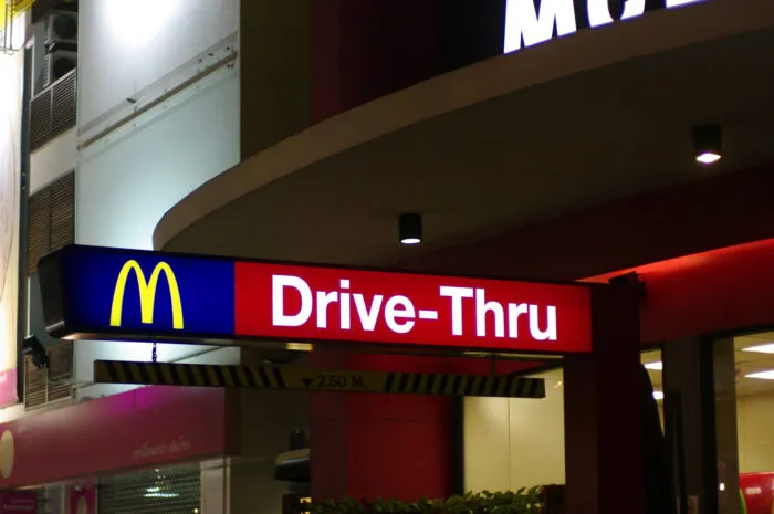 McDonald's drive thru